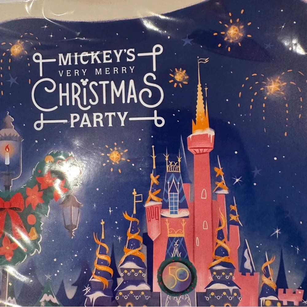 2022 Disney Mickey’s Very Merry Christmas Party Print & Ornament - NEW IN WRAP!! - Picture 8 of 8